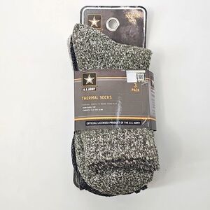 Thermal Socks US Army 3-Pack Shades Of Gray Size: 10-13